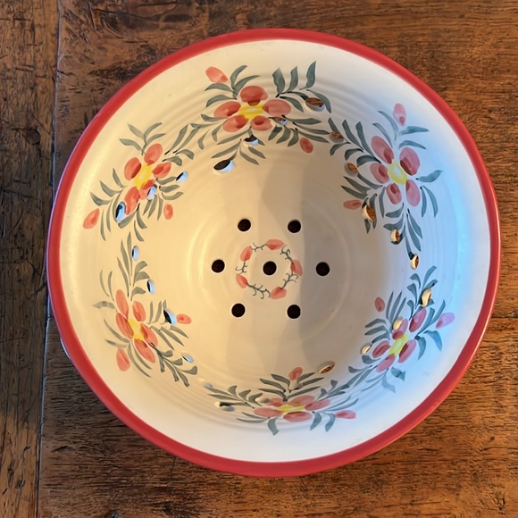 New Debco Ceramic Berry Strainer/Colander - Picture 3 of 8